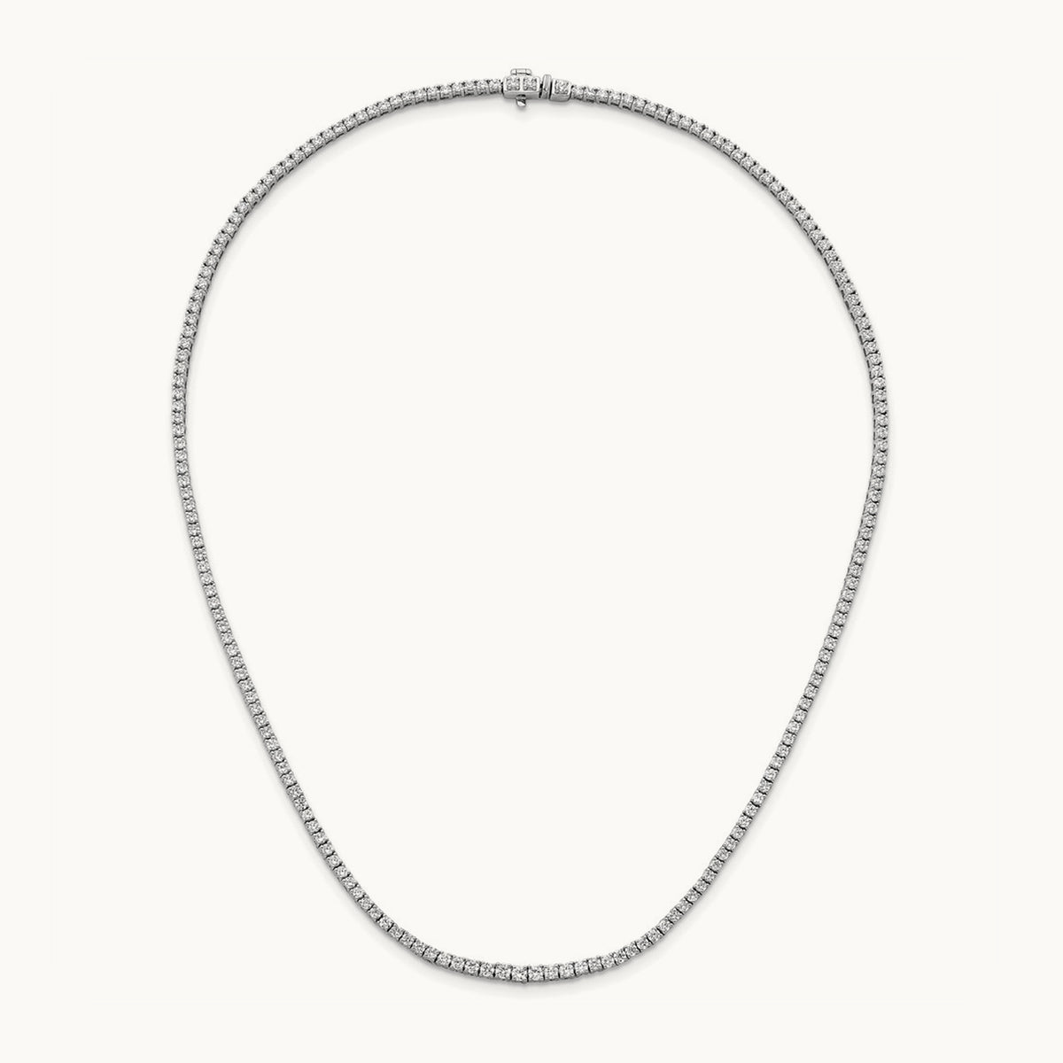 Graduated Tennis Necklace, 5.00 ct tw Lab-Grown Diamond