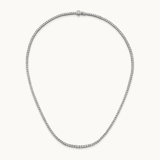Graduated Tennis Necklace, 5.00 ct tw Lab-Grown Diamond