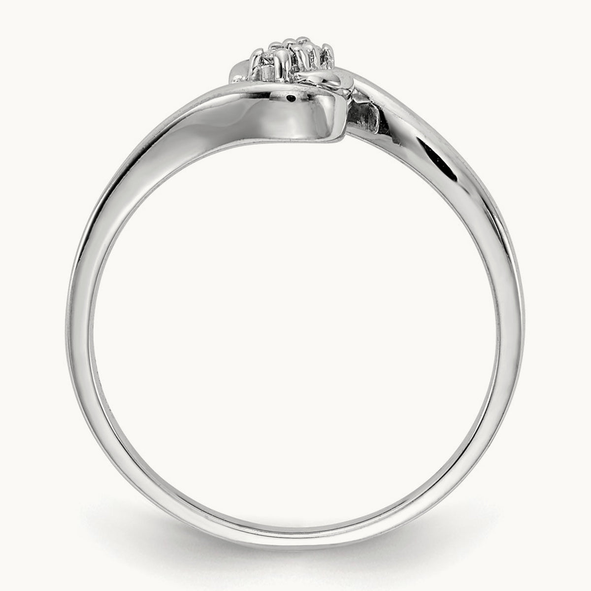AA Diamond ring, 14K White Gold