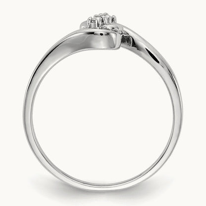 AA Diamond ring, 14K White Gold