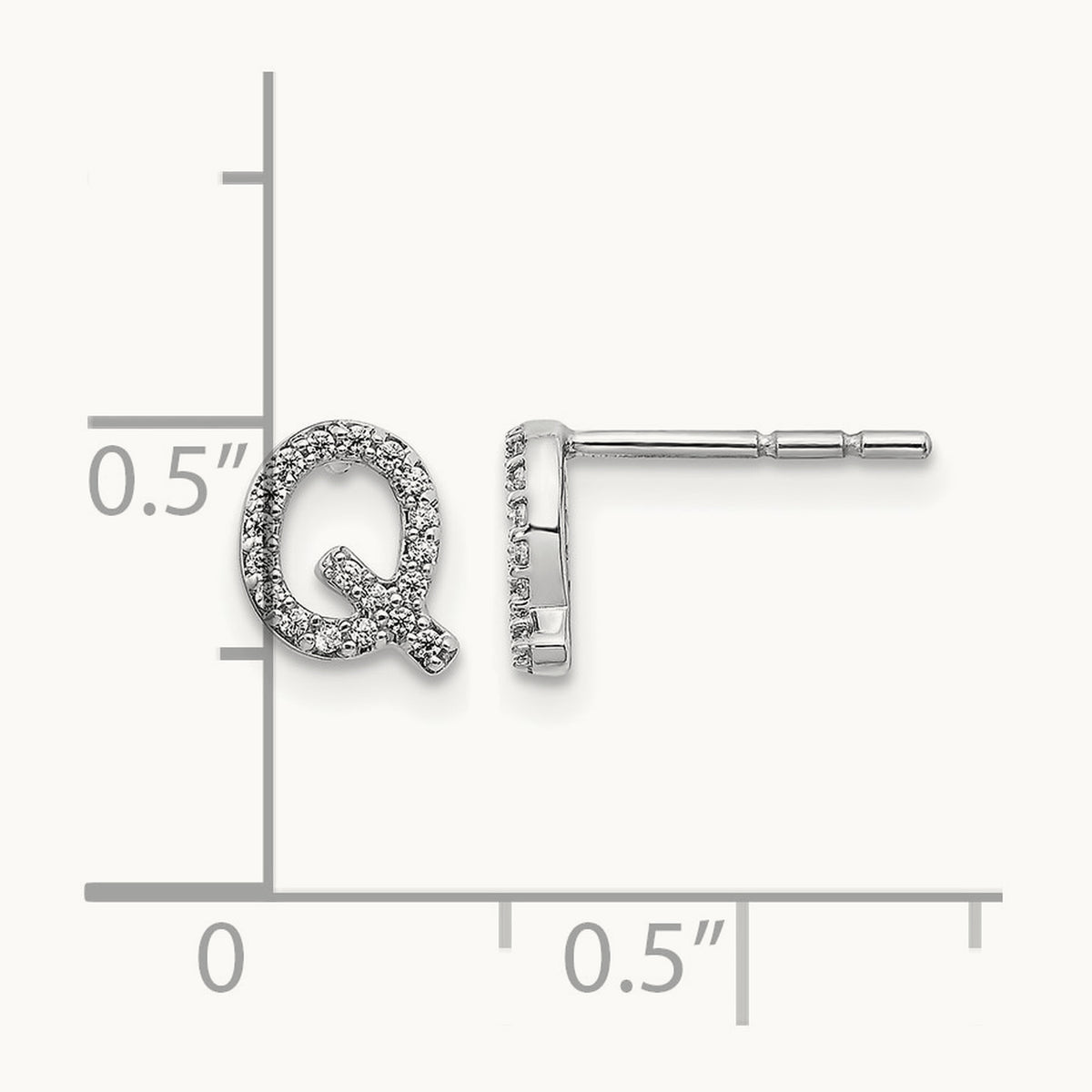 Diamond Earrings — 8mm, Q