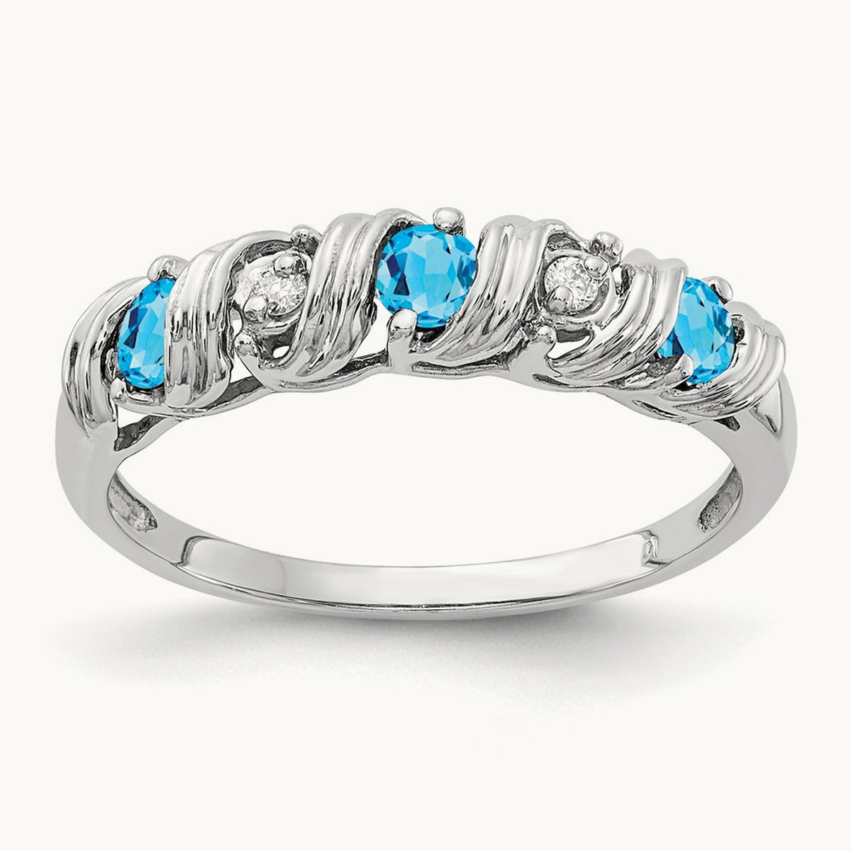 AA Diamond ring, 14K White Gold