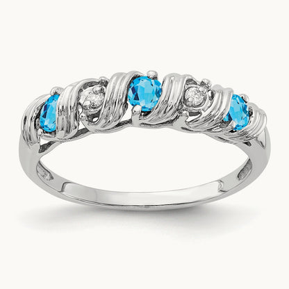 AA Diamond ring, 14K White Gold