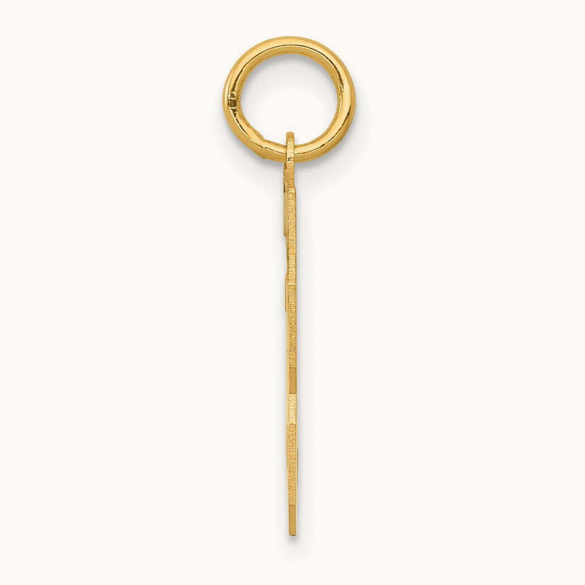 Small Polished Number 33 Charm, 14K