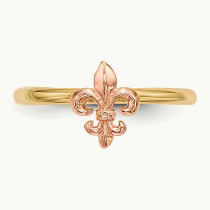 Polished Fleur de Lis Ring — photo set