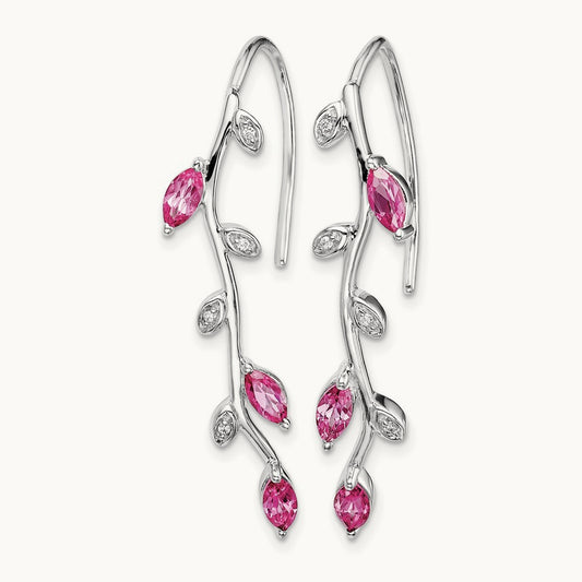 Diamond and Sapphire Earrings — photo set