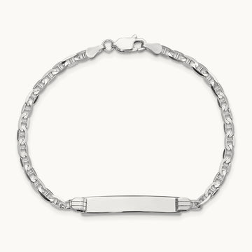 WG Anchor Link ID Bracelet, 14K