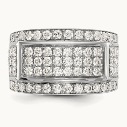 2 ct. Round Diamond Ring Mounting, 14K White Gold