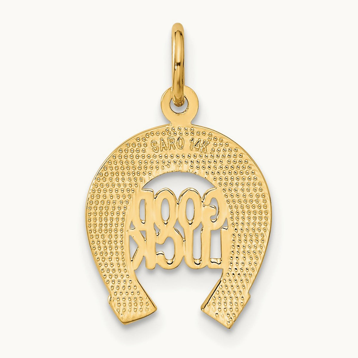 Horseshoe Charm, 14K