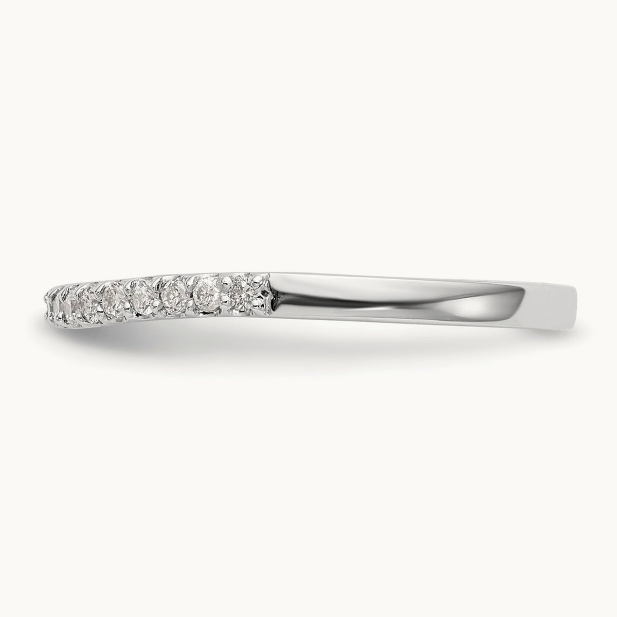 Diamond Band — 14K White Gold, 7