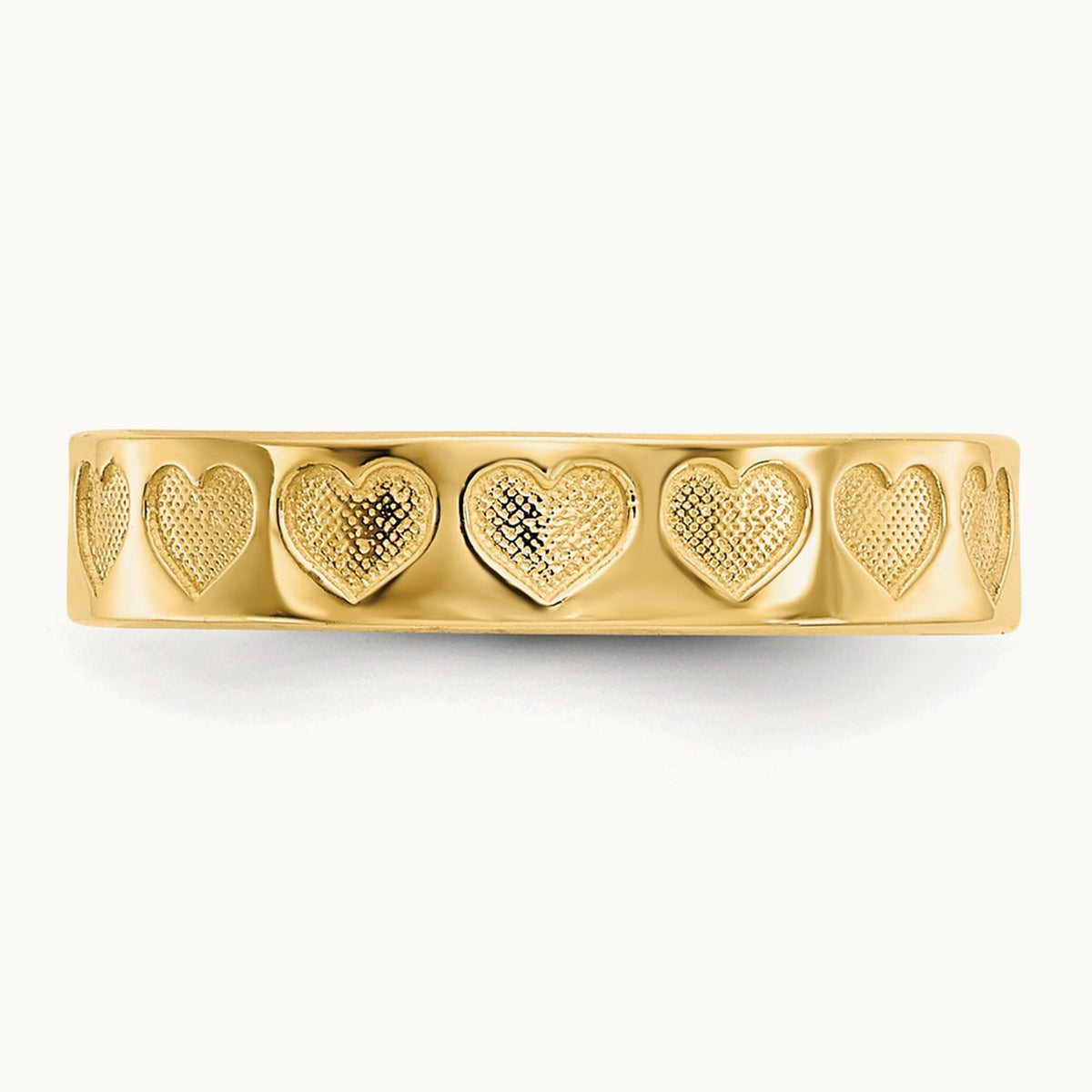 Heart Toe Ring, 14K