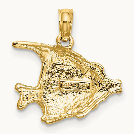 Polished Engraved FISH Charm — photo set