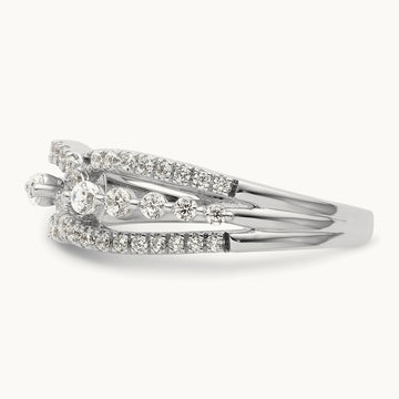 Fashion Ring, 0.50 ct tw Lab-Grown Diamond
