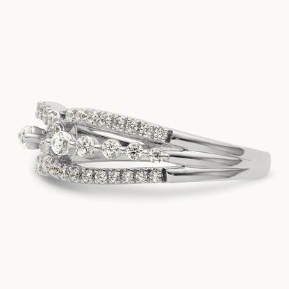 Fashion Ring, 0.50 ct tw Lab-Grown Diamond