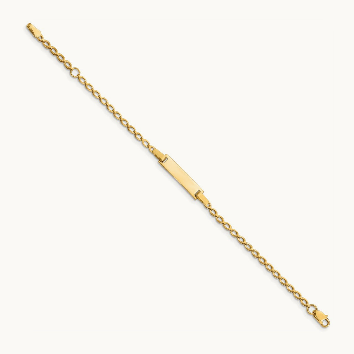 Children's Polished ID Bracelet, 14K