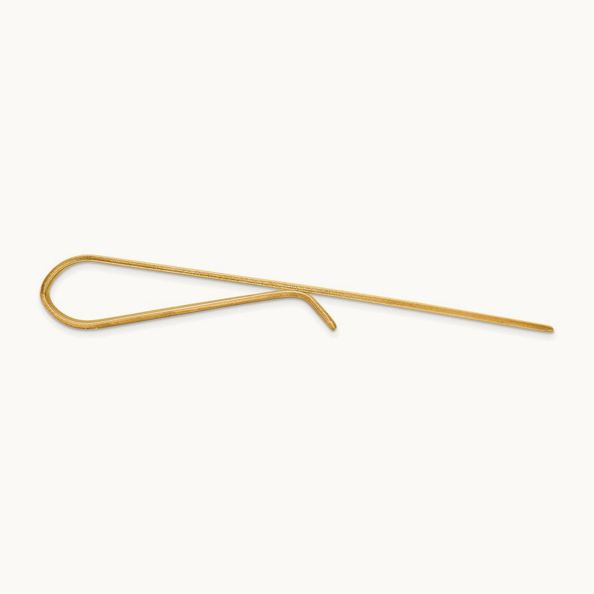 Men's Polished Tie Bar — 14K Yellow Gold