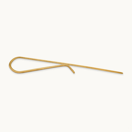 Men's Polished Tie Bar — 14K Yellow Gold