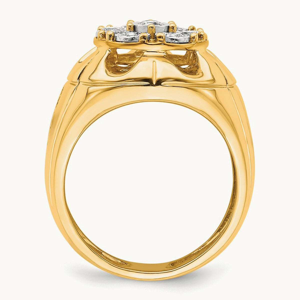 Diamond Mens Ring, 14K