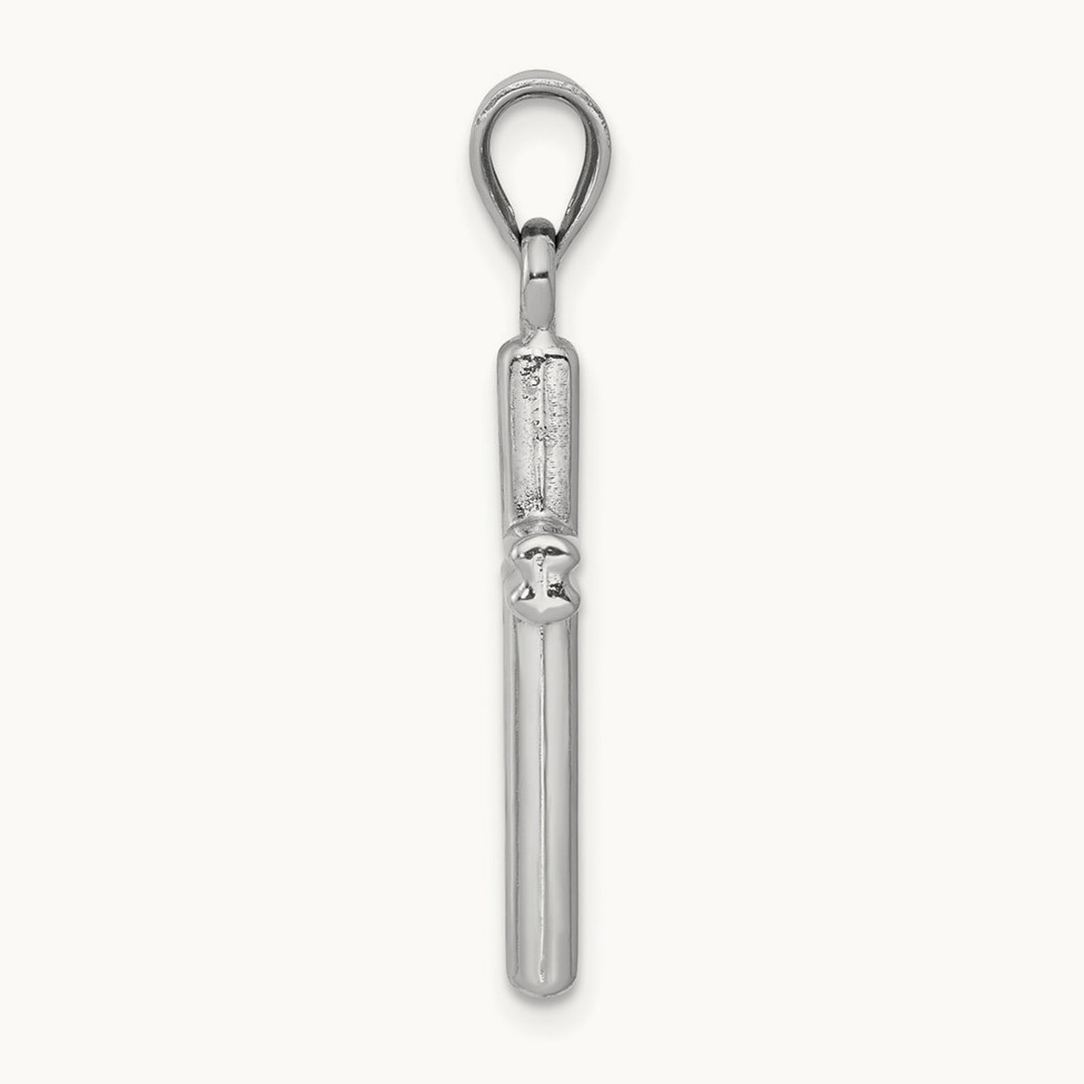 Cross Pendant, 14K White Gold