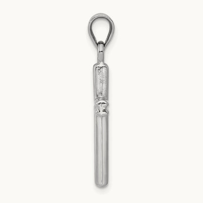 Cross Pendant, 14K White Gold