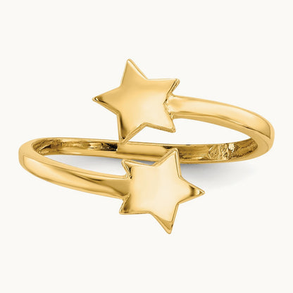 Star Toe Ring, 14K