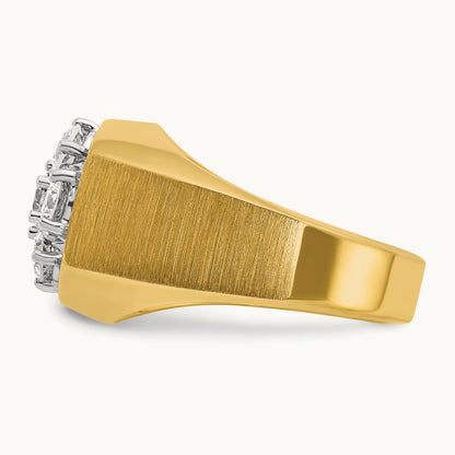 Men's Cluster Ring, 1.50 ct tw Lab-Grown Diamond