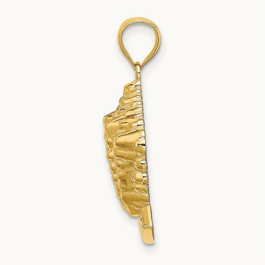 BAHAMAS Conch Shell Charm, 14K