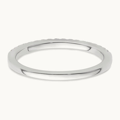 Diamond Wedding Band, 14K White Gold