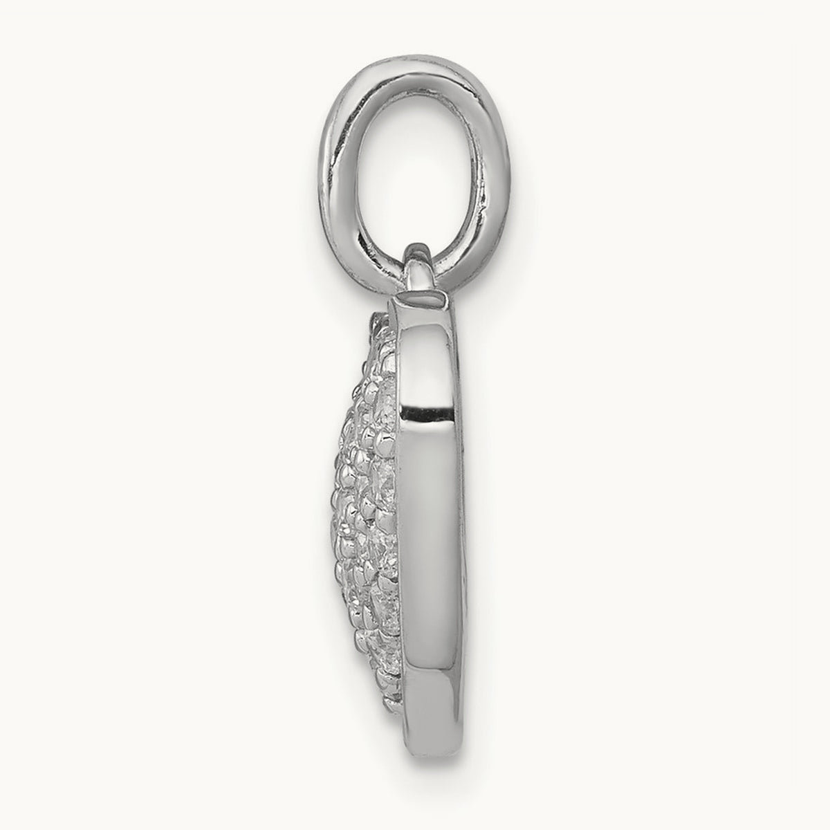 Cluster Heart Pendant, 0.50 ct tw Lab-Grown Diamond