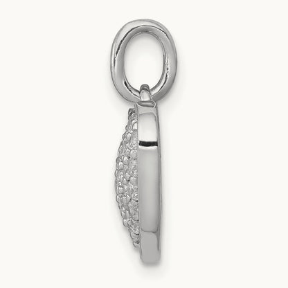 Cluster Heart Pendant, 0.50 ct tw Lab-Grown Diamond