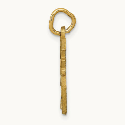 Good Luck Symbol Charm, 14K