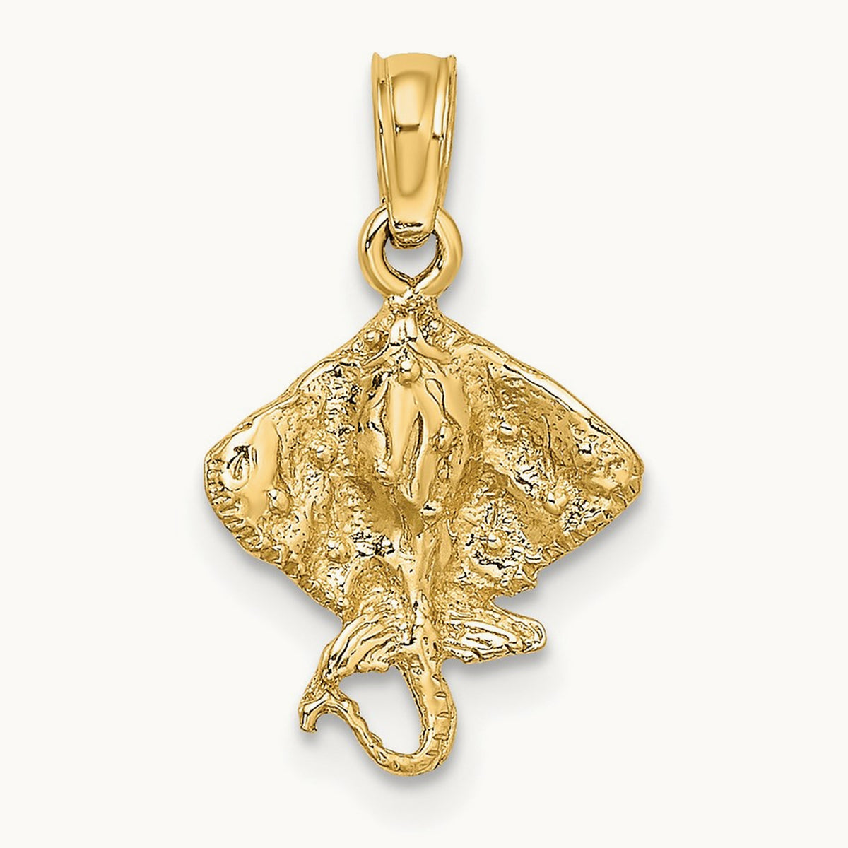 Stingray Charm, 14K