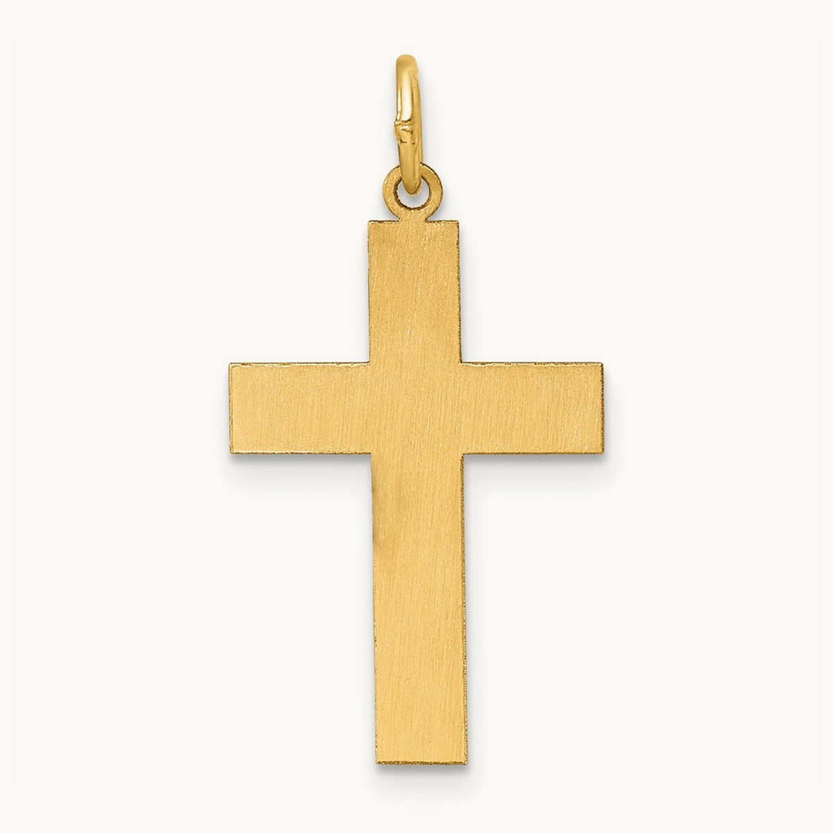 Polished Cross Pendant, 14K