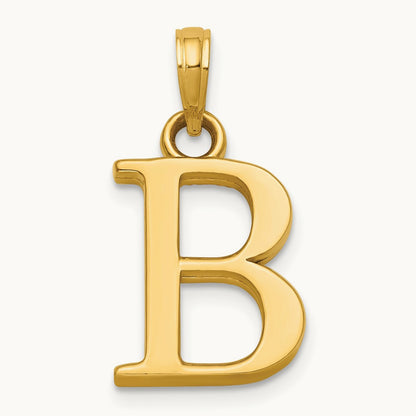 Initial Pendant, 14K