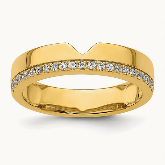 Diamond Mens Complete Wedding Band — photo set