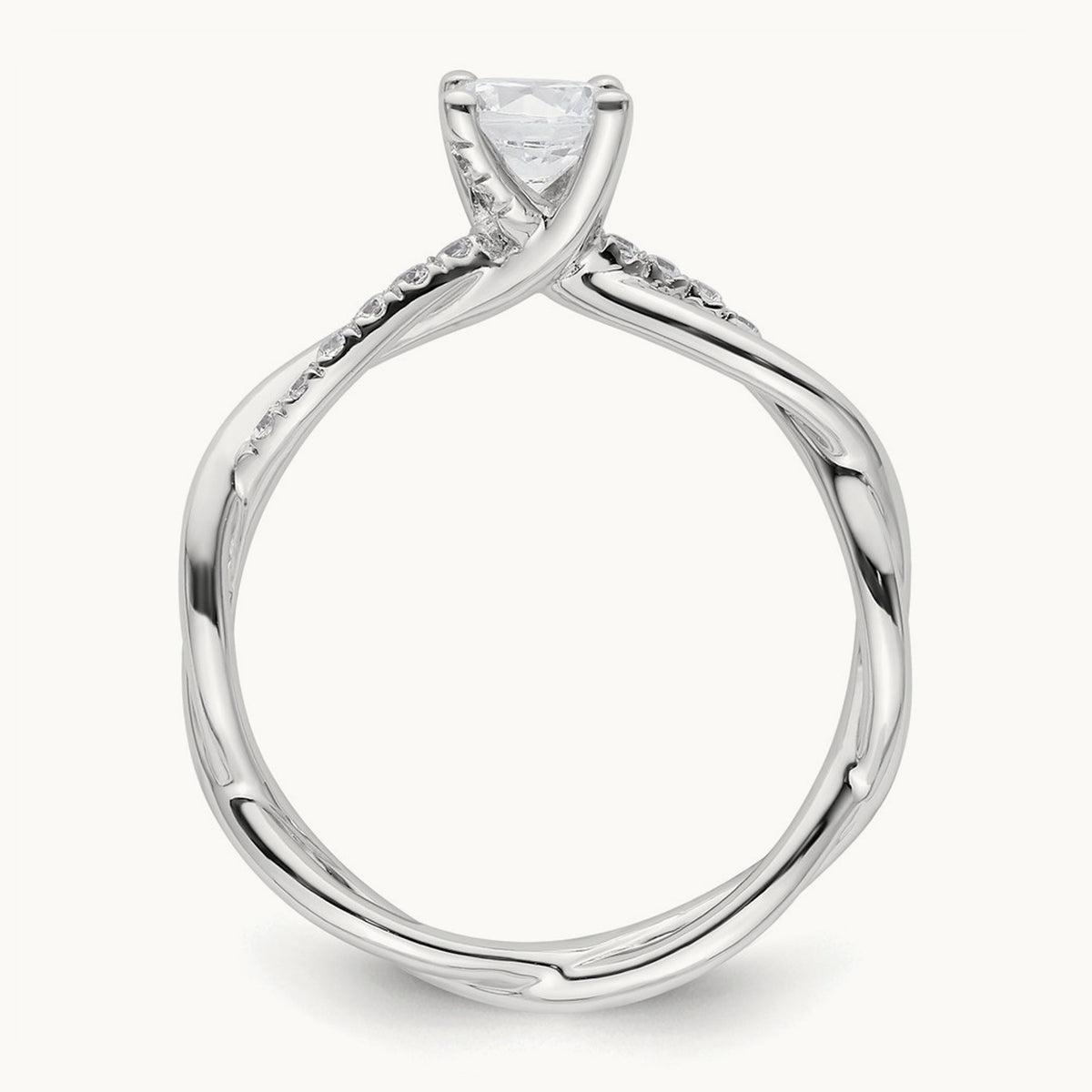 Bypass Engagement Ring, 0.50 ct tw Lab-Grown Diamond