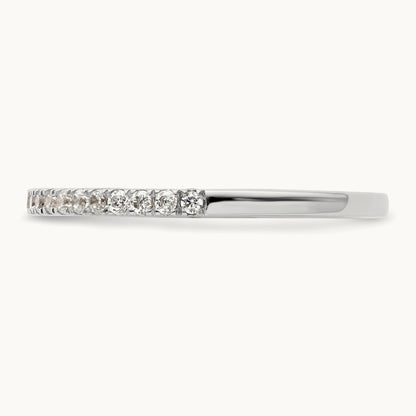Diamond Wedding Band, 14K White Gold