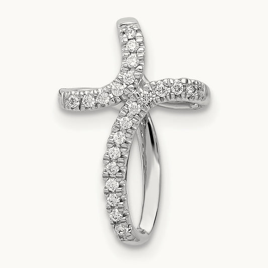 1/15ct. Diamond Cross Pendant — photo set