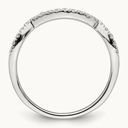 Contoured Diamond Band — photo set
