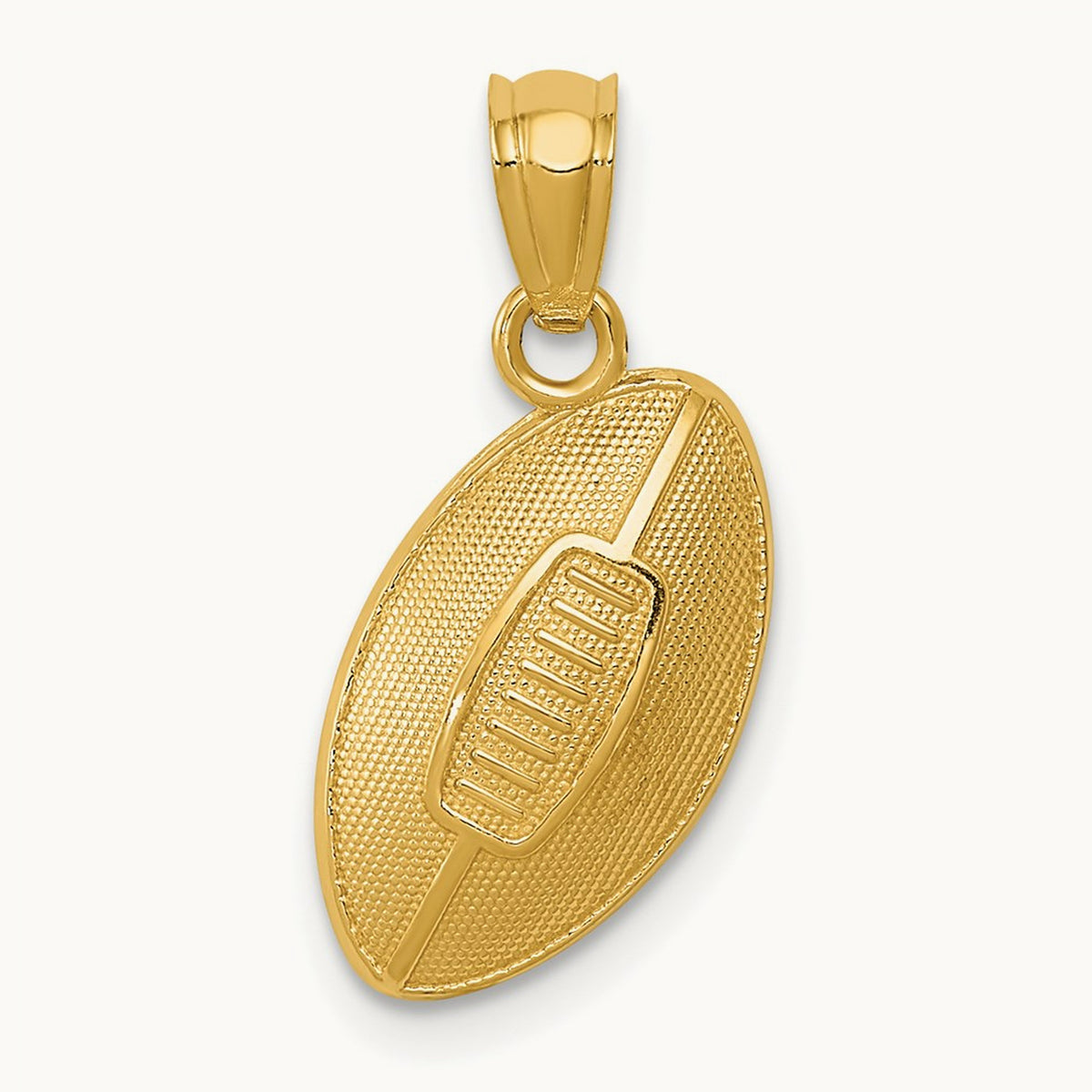 Football Pendant, 14K