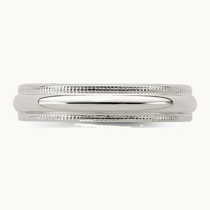 Half Round Milgrain Band — photo set
