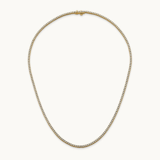 Straight Tennis Necklace, 4 1/2-6 ct Lab-Grown Diamond
