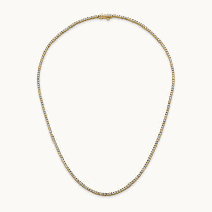 Straight Tennis Necklace, 4 1/2-6 ct Lab-Grown Diamond