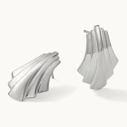 Polished Fancy Post Earrings — Leslie's — photo set