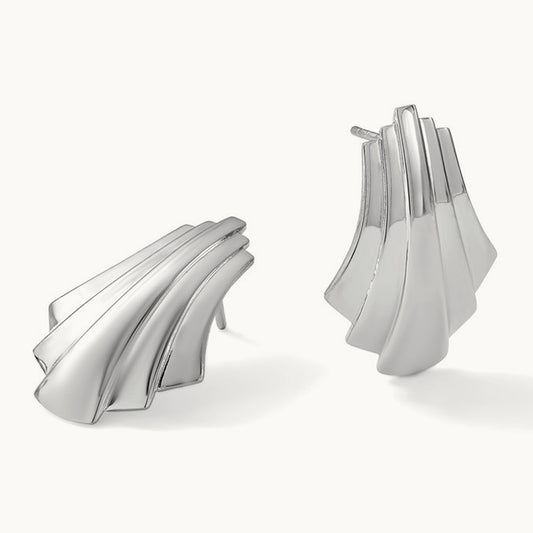 Polished Fancy Post Earrings — Leslie's — photo set