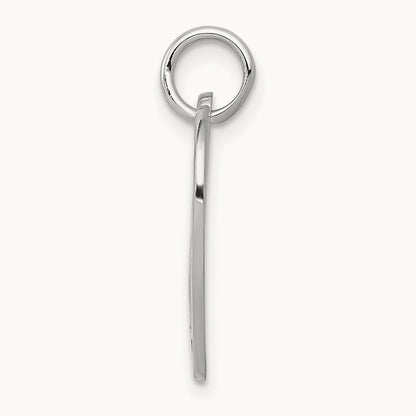 SWEET 16 Heart Charm, 14K White Gold