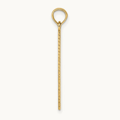 Six Inch Ruler Charm, 14K