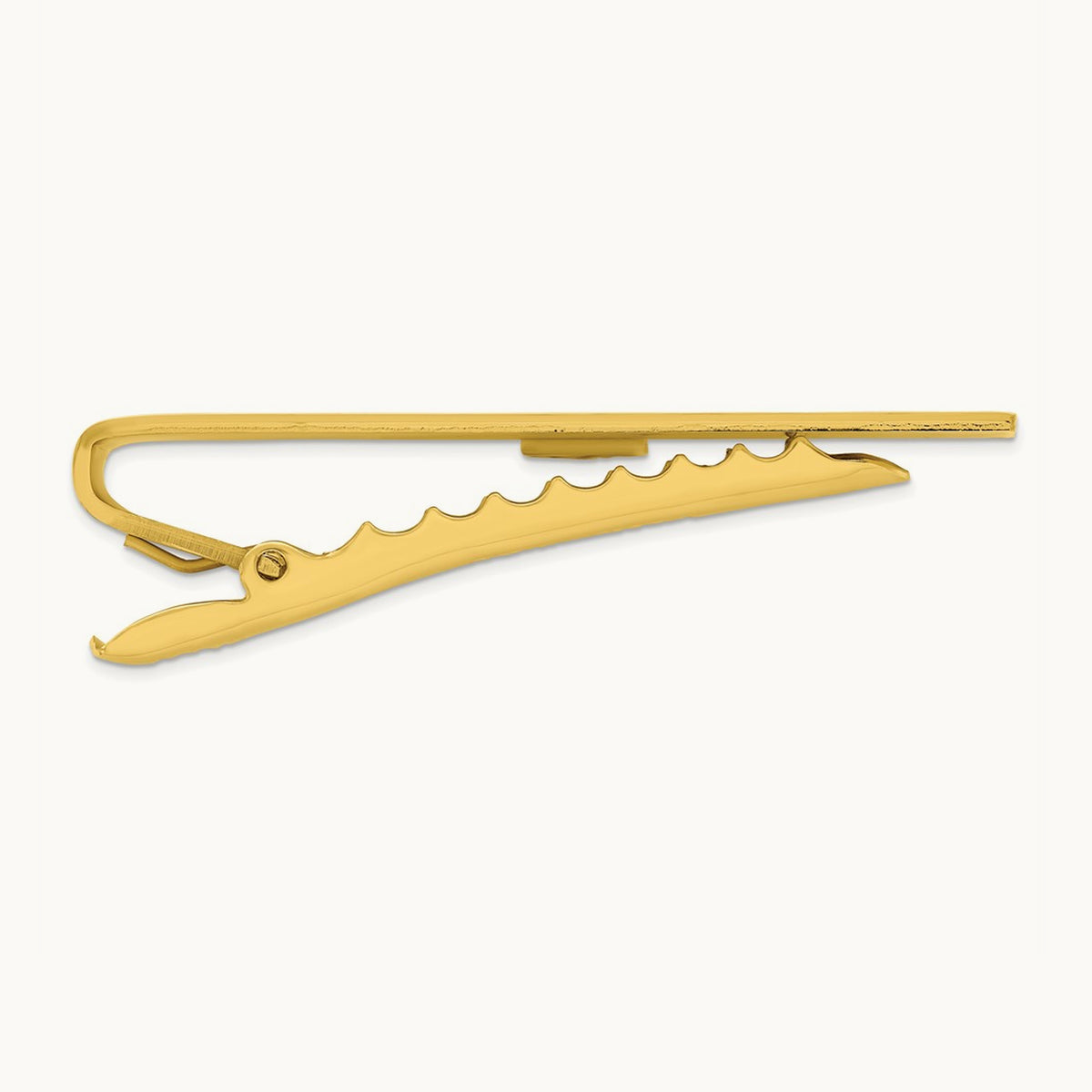 Kelly Waters Gold-plated Satin Engravable Tie Bar