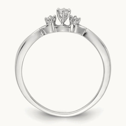 Petite Engagement Ring, 0.10 ct tw Lab-Grown Diamond
