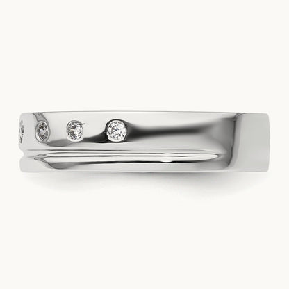 Womens Wedding Band, 0.05-0.10 ct tw